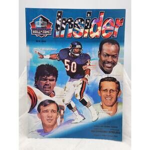 1998 Pro Football Hall of Fame Insider Magazine Singletary Munoz Stephenson F4